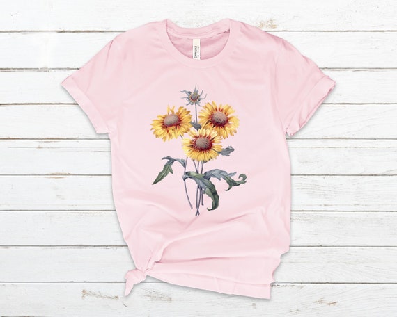 Wildflower shirtbotanical shirt vintage t-shirt flower | Etsy