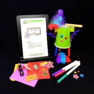 At Home Art Bot, Electrical Engineering Kit for Kids, STEM Kit Robot