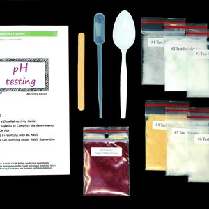 DIY pH Testing Acids/Bases Chemistry Kit for Kids STEM Kit