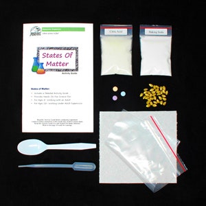 States of Matter Science, Chemistry Kit for Kids, At Home STEM Kit