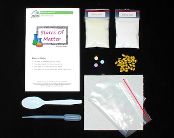 States of Matter Science, Chemistry Kit for Kids, At Home STEM Kit