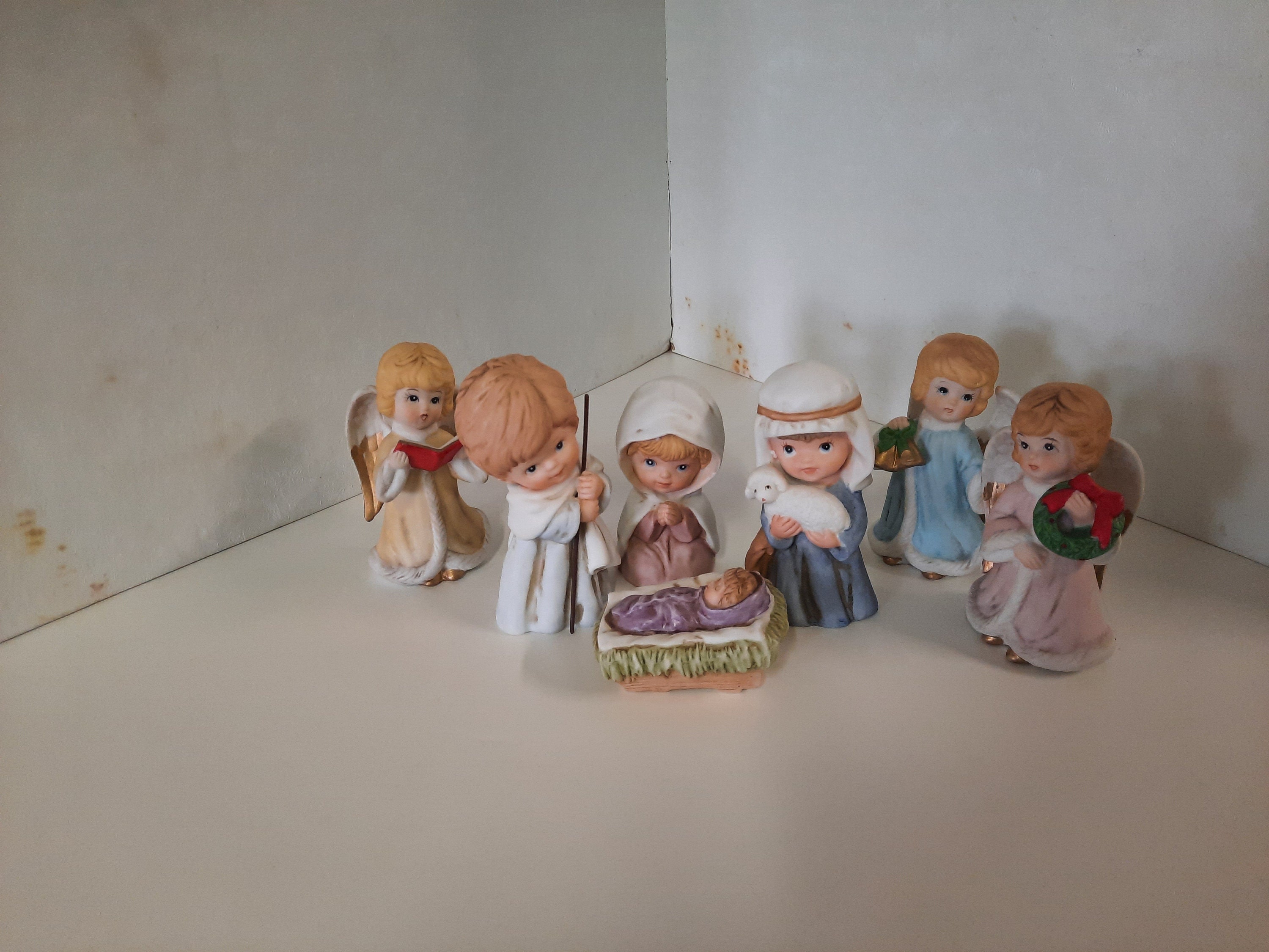 6 Lucky Numbers Today 1 To 49Homco White Bisque Nativity Set - 7tkzg5p
