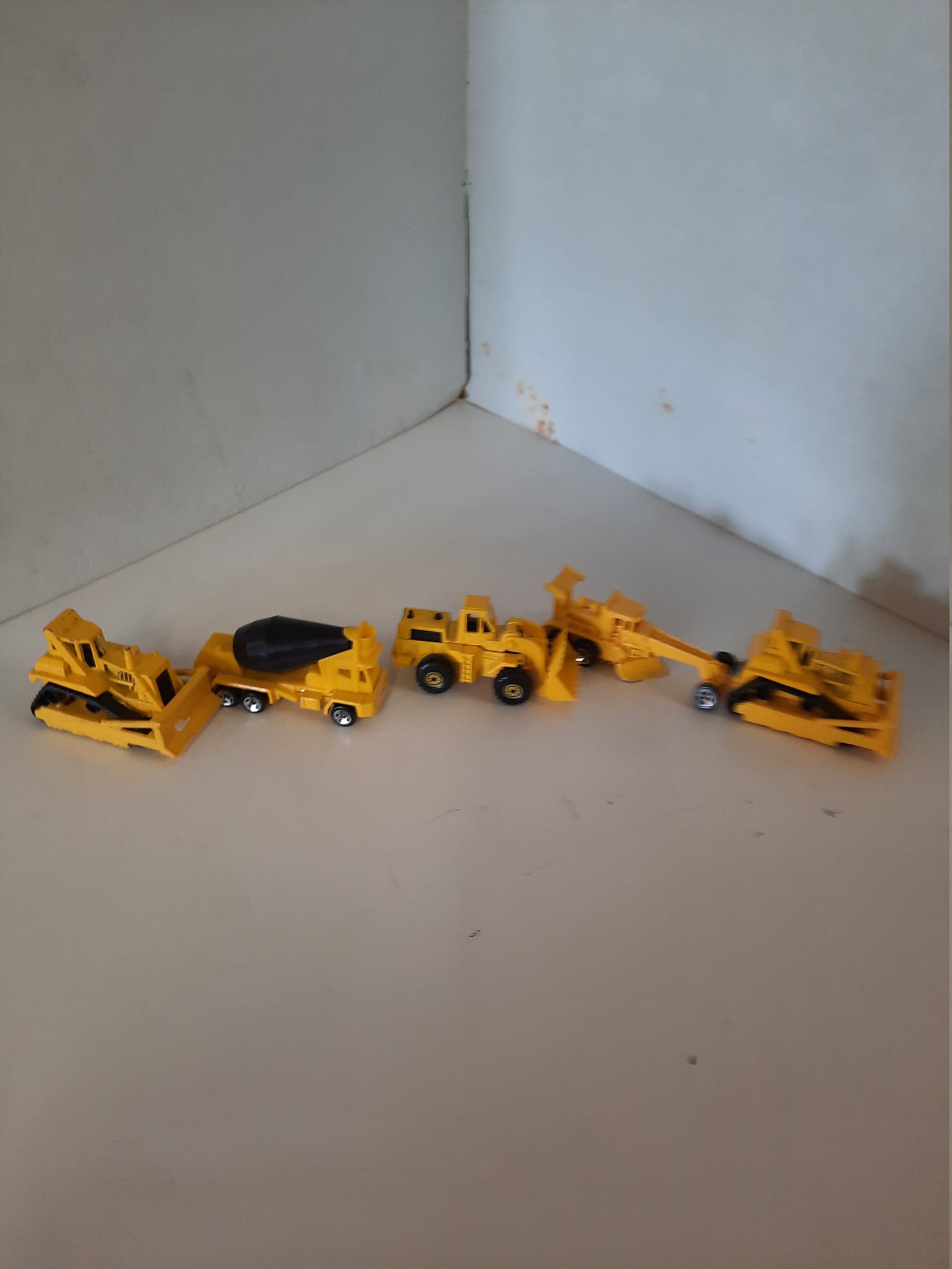 Die Cast Hot Wheels Construction Vehicles Etsy