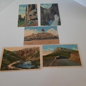 cartes postales anciennes du Wyoming