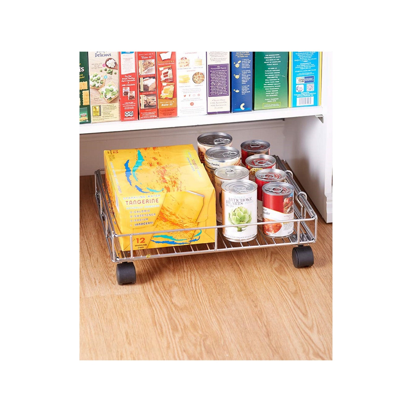 Portable Expandable Metal Rolling Storage Basket Best Home Etsy