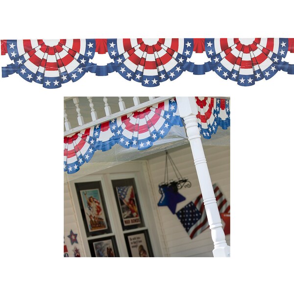 fourth of july balcony banners