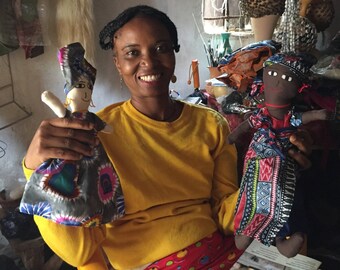 handmade african dolls