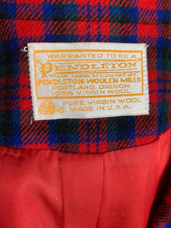 vintage 80s pendleton authentic macduff tartan sc… - image 8