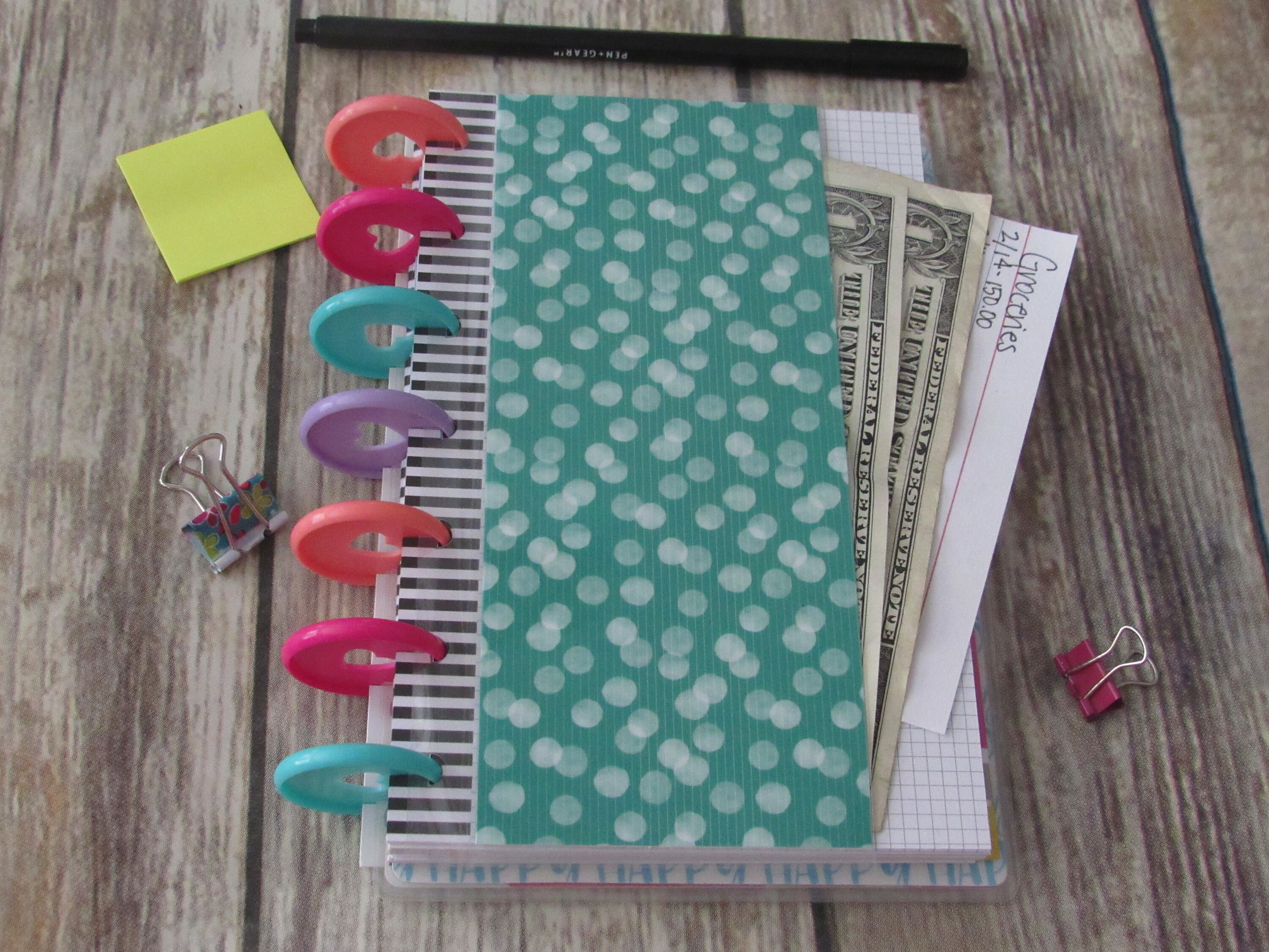 Cash Envelopes for Happy Planner With Free Name Decal Etsy