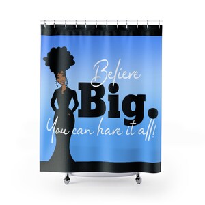 BELIEVE BIG Duschvorhänge