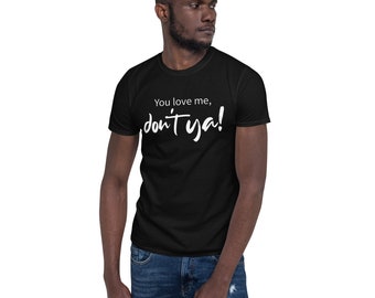 Embroidered T-shirt - Don't Say You Love Me by Jin - Etsy