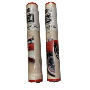 Sure Strip General Motors 1957 Corvette Wallpaper Border 9" Wide Prepasted Lot 2