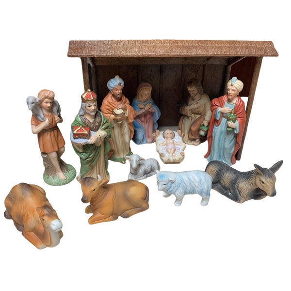 Home Interior Nativity Set Etsy