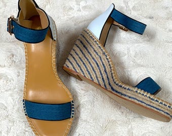 Women's Cabi Parker Wedge Espadrilles Size 8M