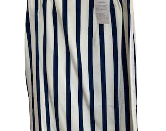 NWT Vintage Styleworks Striped Silk Skirt Vintage Size 10