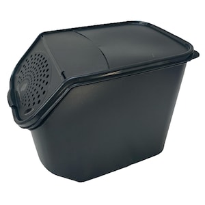 Tupperware Potato Onion Smart Stackable Storage Container Keeper Black 8.3L