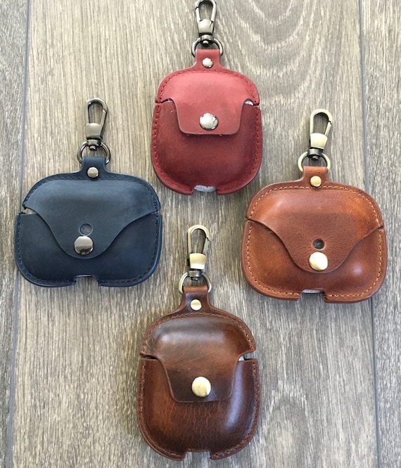 Personalized leather airpod case new arrivals