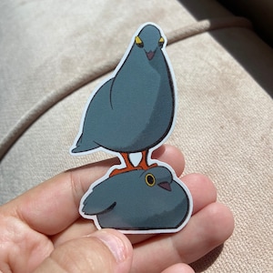 Pigeon Friends Sticker