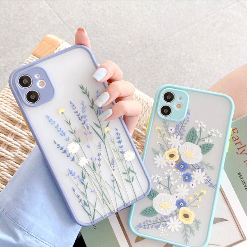 Flower iPhone Case Floral Wildflower Case for iphone XR X XS Etsy