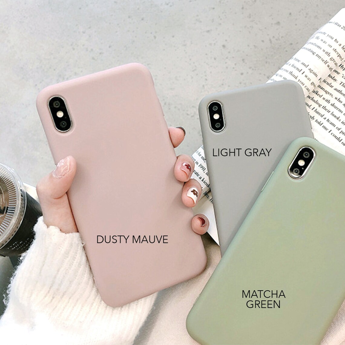 IPhone XR Case 11 7 8 Plus XR X XS Max Silicone Matte Case 11 Etsy