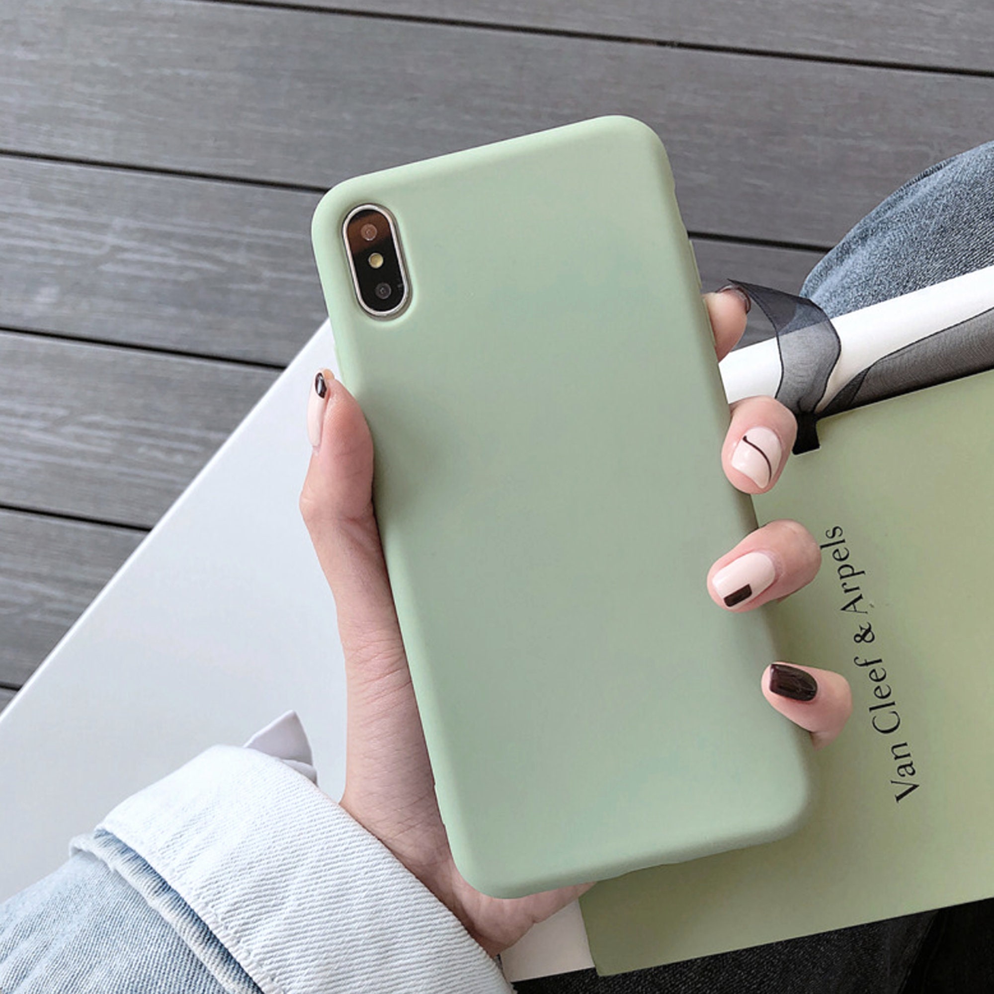 Matcha Green Iphone Case for Iphone XR X XS Max 6s 7 8 11 Pro Etsy