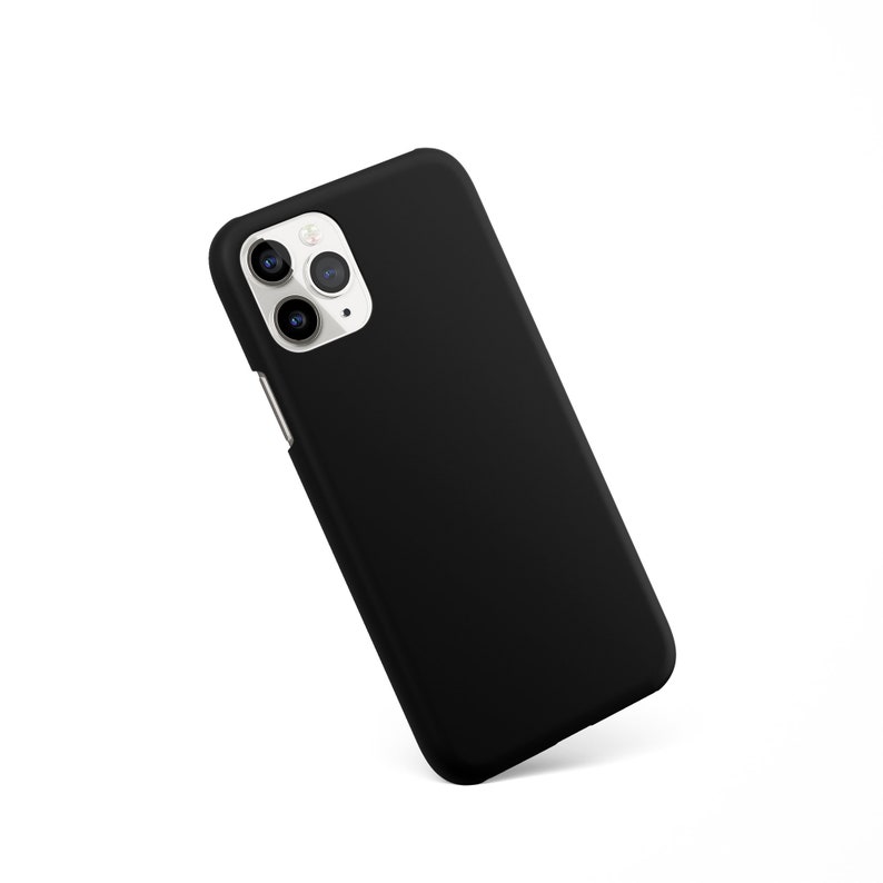Black Iphone Case for Iphone 11 Iphone XR Black Phone Case for Etsy
