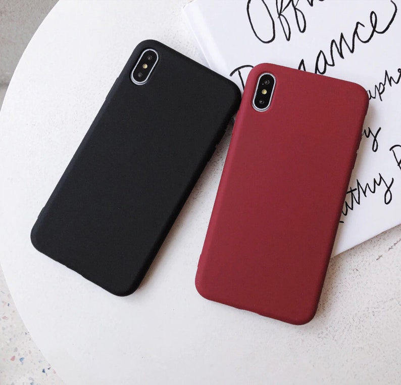 IPhone 11 Case for iphone XR 7 8 case Matte Silicone Phone Etsy