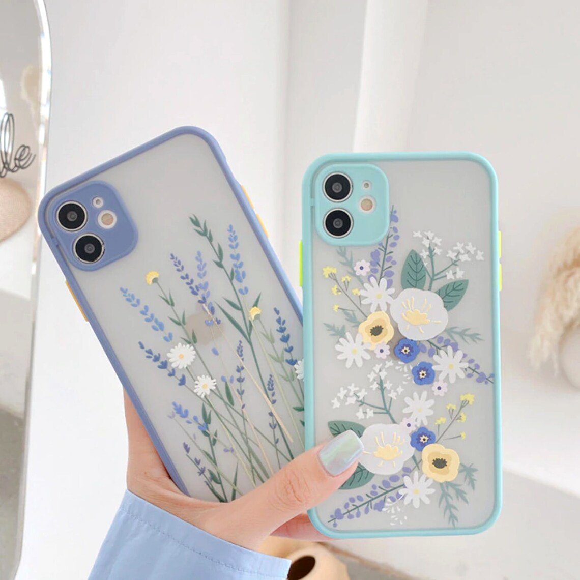 Flower iPhone Case Floral Wildflower Case for iphone XR X XS Etsy