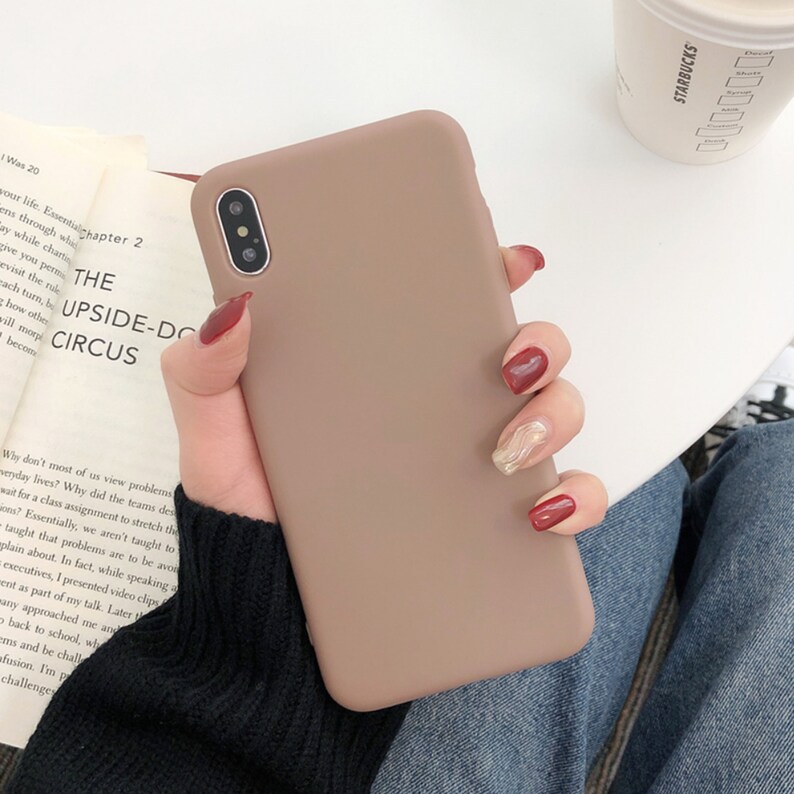 Light Brown Phone Case for Iphone 11 XR 12 Pro Max 7 Plus 8 Etsy