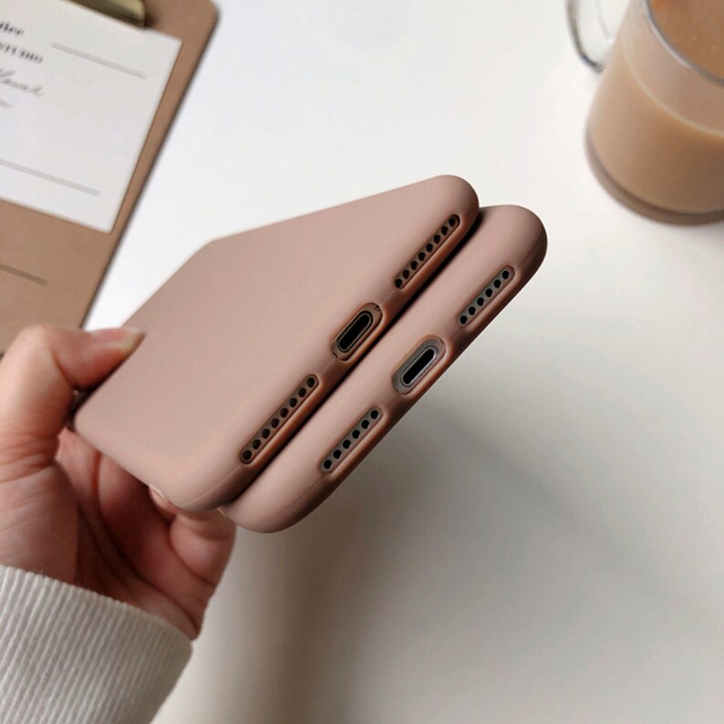 Light Brown Phone Case for Iphone 11 XR 12 Pro Max 7 Plus 8 Etsy