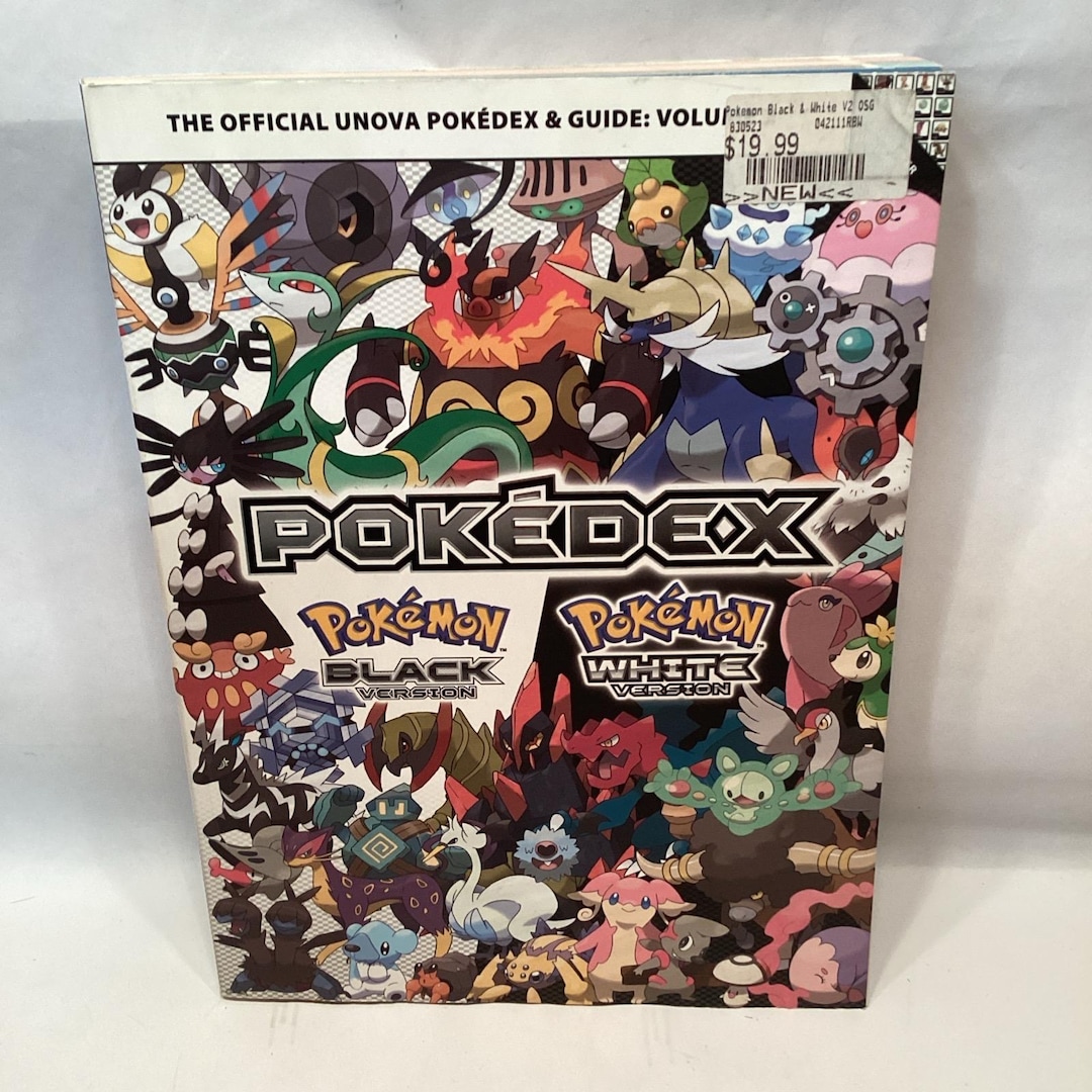 Pokémon Black White the Official Unova Pokédex & Guide Volume 2 Book ...