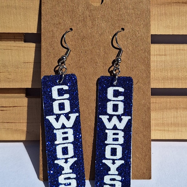 Custom Spirit Earrings, School Earrings, Team Earrings, Custom Team Earrings, Custom College Earrings, Custom School Earrings, Two-Sided