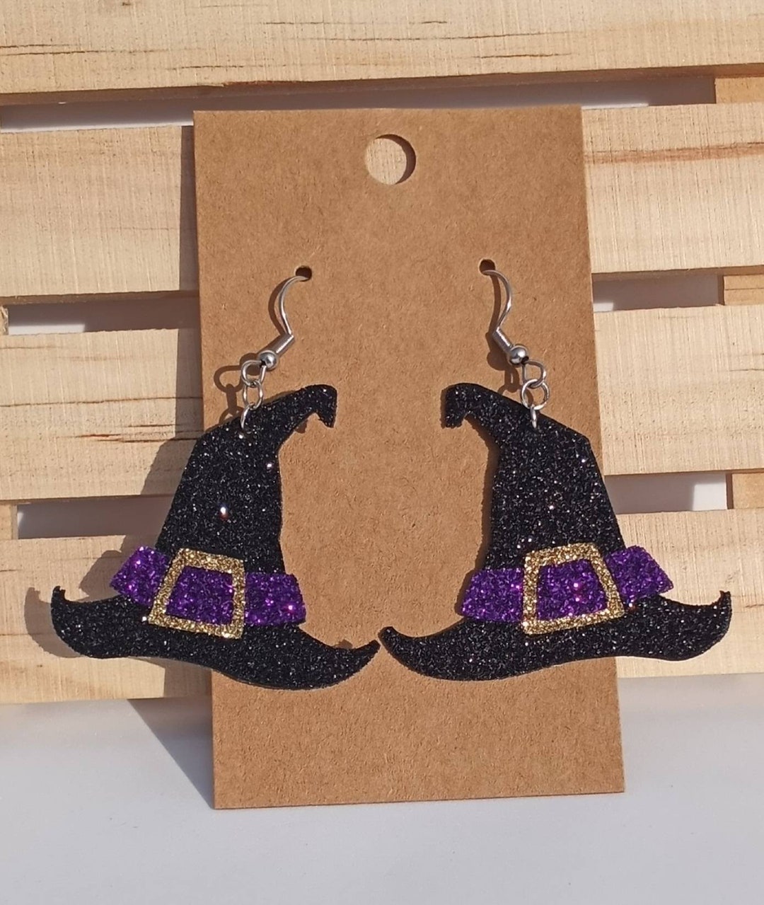 Witch Hat with Fringe Earrings main image 1