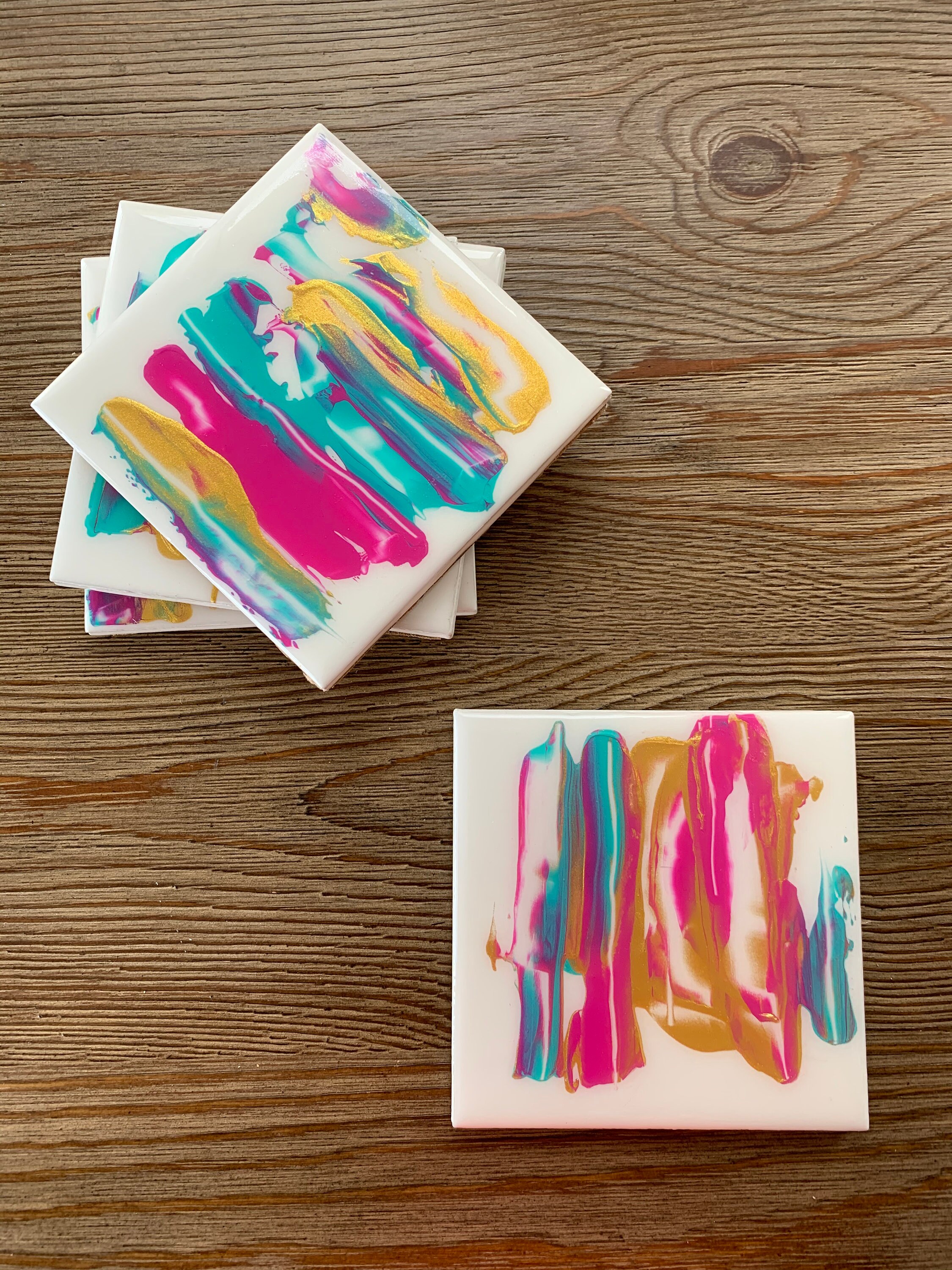 Hand Painted Coaster Etsy