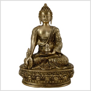 Medicine Buddha brass 33 cm 4kg