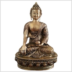 Buddha of Grounding Grounding Buddha Brass 33 cm 4kg