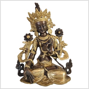 White Tara Sitatara 28cm 2.9kg Brass Copper