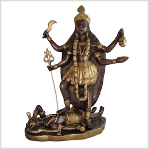 Mata Kali Goddess over time brass copper 36 cm 7kg