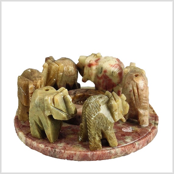 Soapstone Elephant Incense Holder Soapstone Elephant Incense Holder