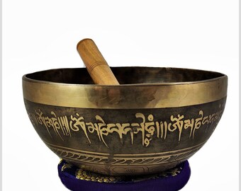 Heart Chakra Singing Bowl Shankha 1005g 19 cm