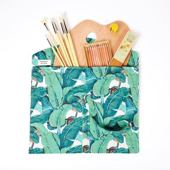 Banana Leaf Design - Long life Reusable Fabric Gift Wrap