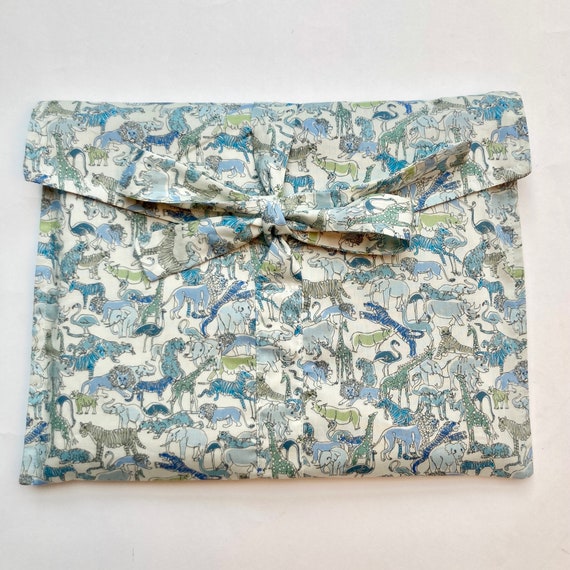Liberty Safari Print Fabric Gift Bag with Oeko Tex lining