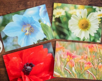 Assorted Floral Greeting Cards | Floral Nature Photography | Blank Cards