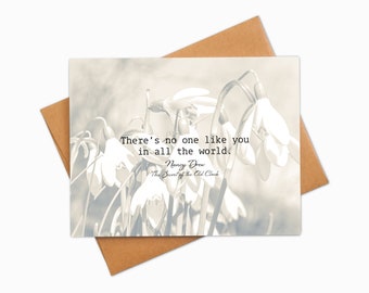 Nancy Drew Note Card |  Secret of the Old Clock | Literary Gift