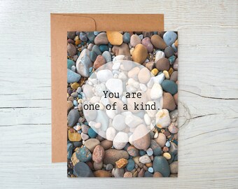 One of a Kind Note Card | Friendship Cards | Special Someone Greeting Card | Beach Blank Cards