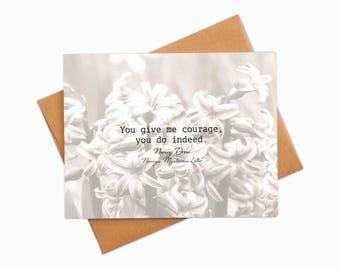 Nancy Drew #8 Note Card |  Nancy's Mysterious Letter Blank Card | Literary Gift