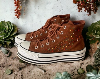 Embroidery Converse Chuck Taylor Platform