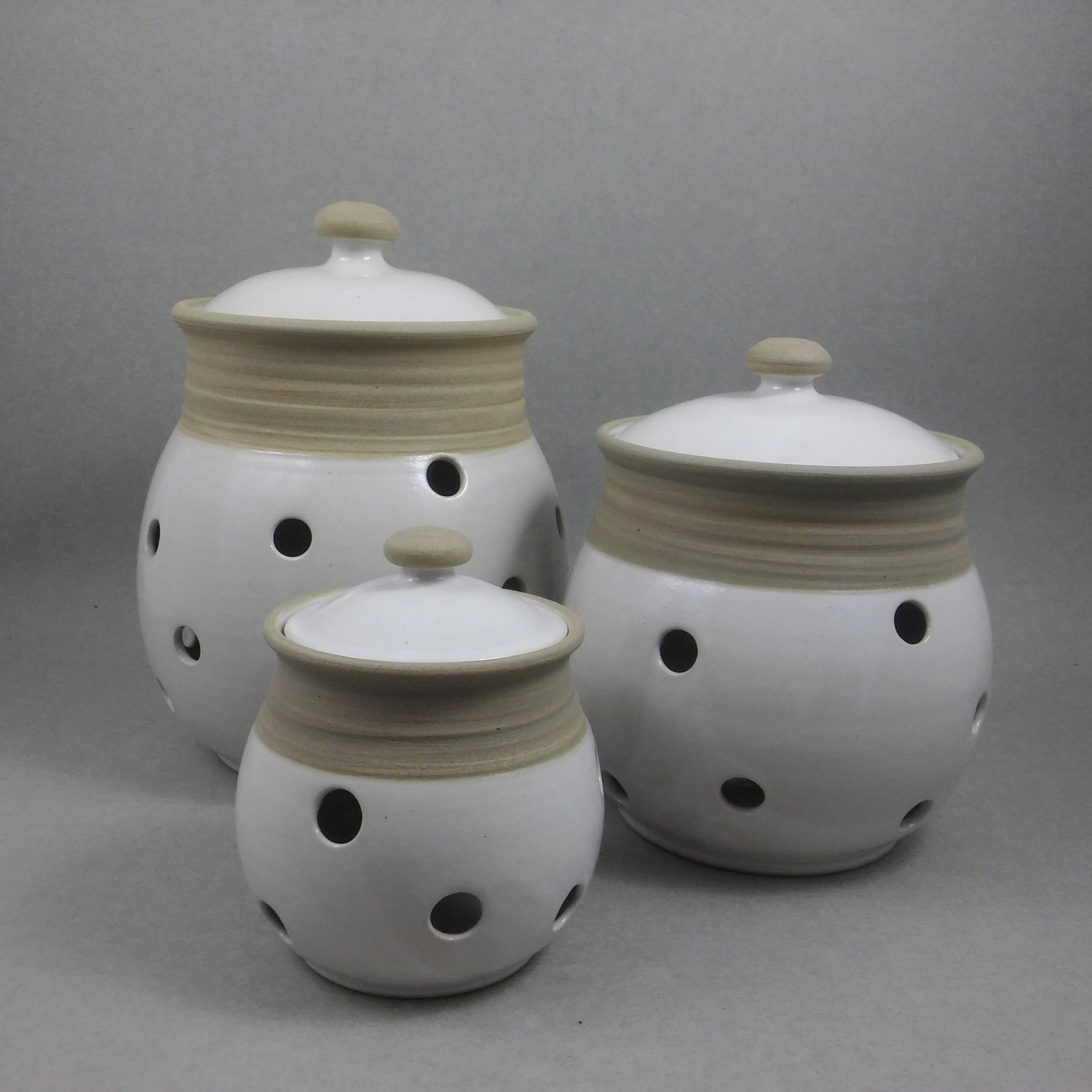 Onion Pot Garlic Pot Storage Pot Etsy