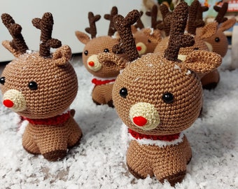 Reindeer - crochet pattern - German