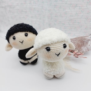Sheep, lamb - crochet pattern, German